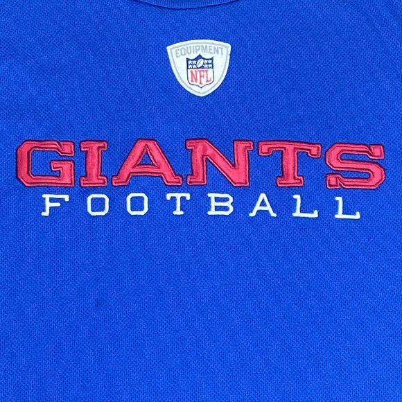 Reebok NFL Team Apparel New York Giants Football Fleece Lined Pullover 2XL EC - Picture 3 of 9
